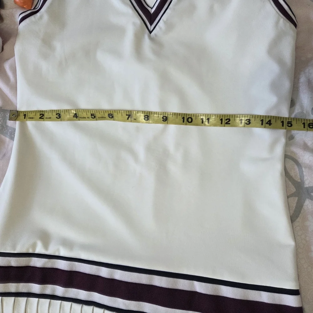 Tory Sport White Sleeveless Dress - Picture 9 of 12